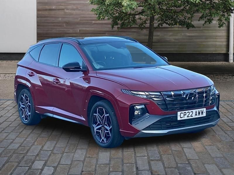 Red Used 2022 Hyundai Tucson N Line SUV | £22,900 (Fair price) - Image 1/4