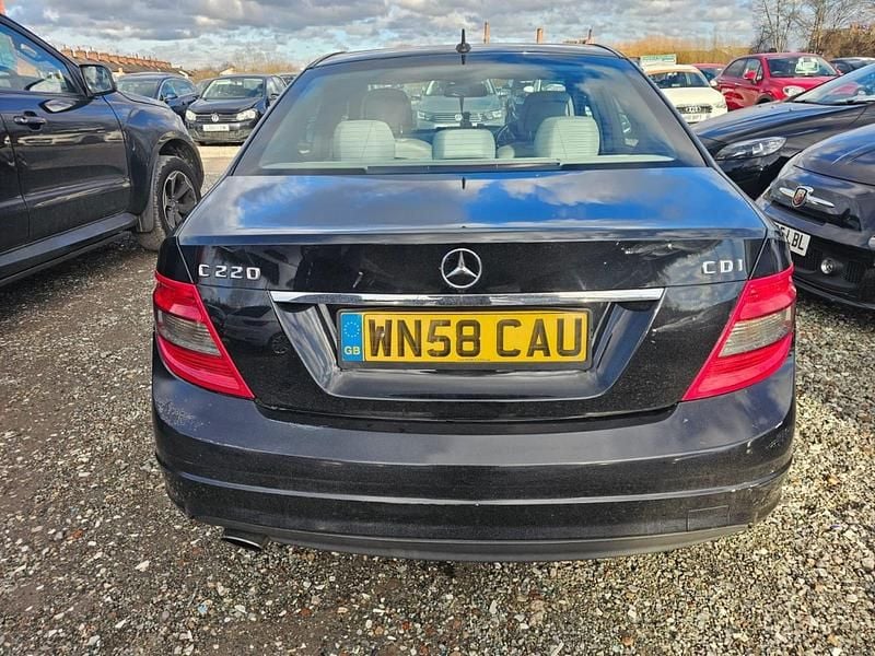 Used Mercedes C220 2008 Black Sedan
