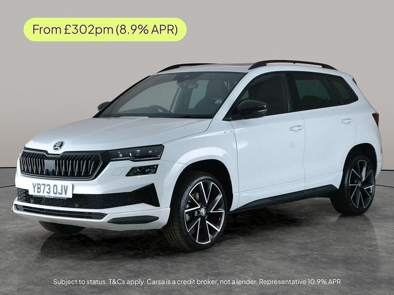 Used Skoda Karoq SportLine 150 HP (110 kW) 2023 White SUV
