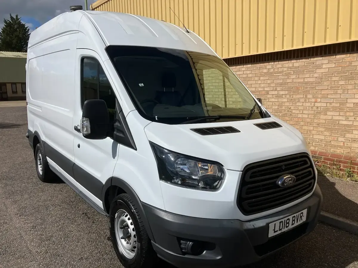 Used Ford Transit 130 HP (95 kW) 2018 White Van