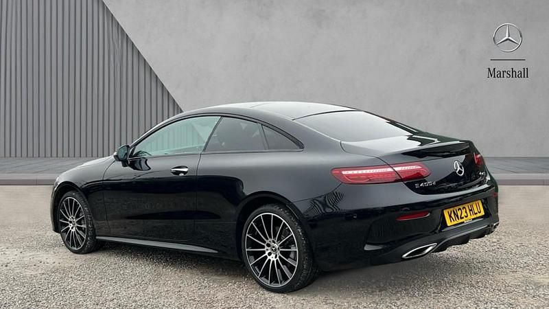 Used Mercedes E400 AMG line 330 HP (242 kW) 2023 Black Coupe
