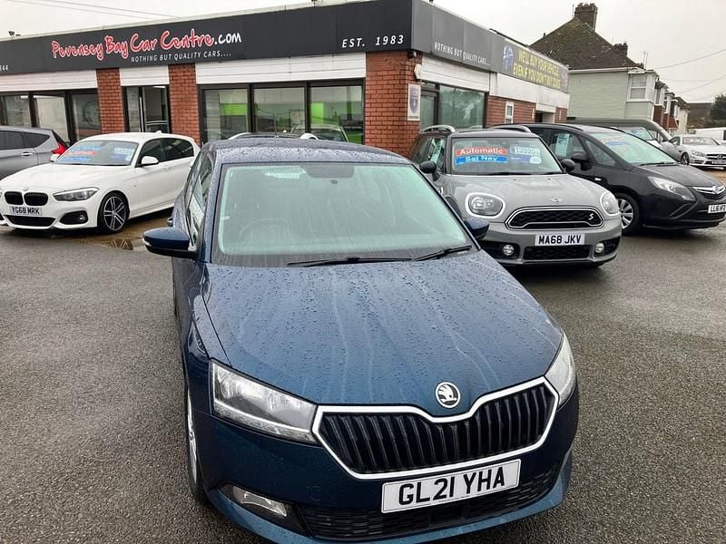Used Skoda Fabia SE 2021 Blue Hatchback
