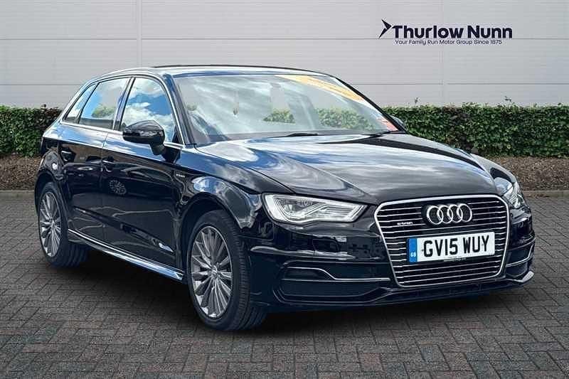 Black Used 2015 Audi A3 Sportback e-tron Advanced Sedan | £10,764 (Fair price) - Image 1/4