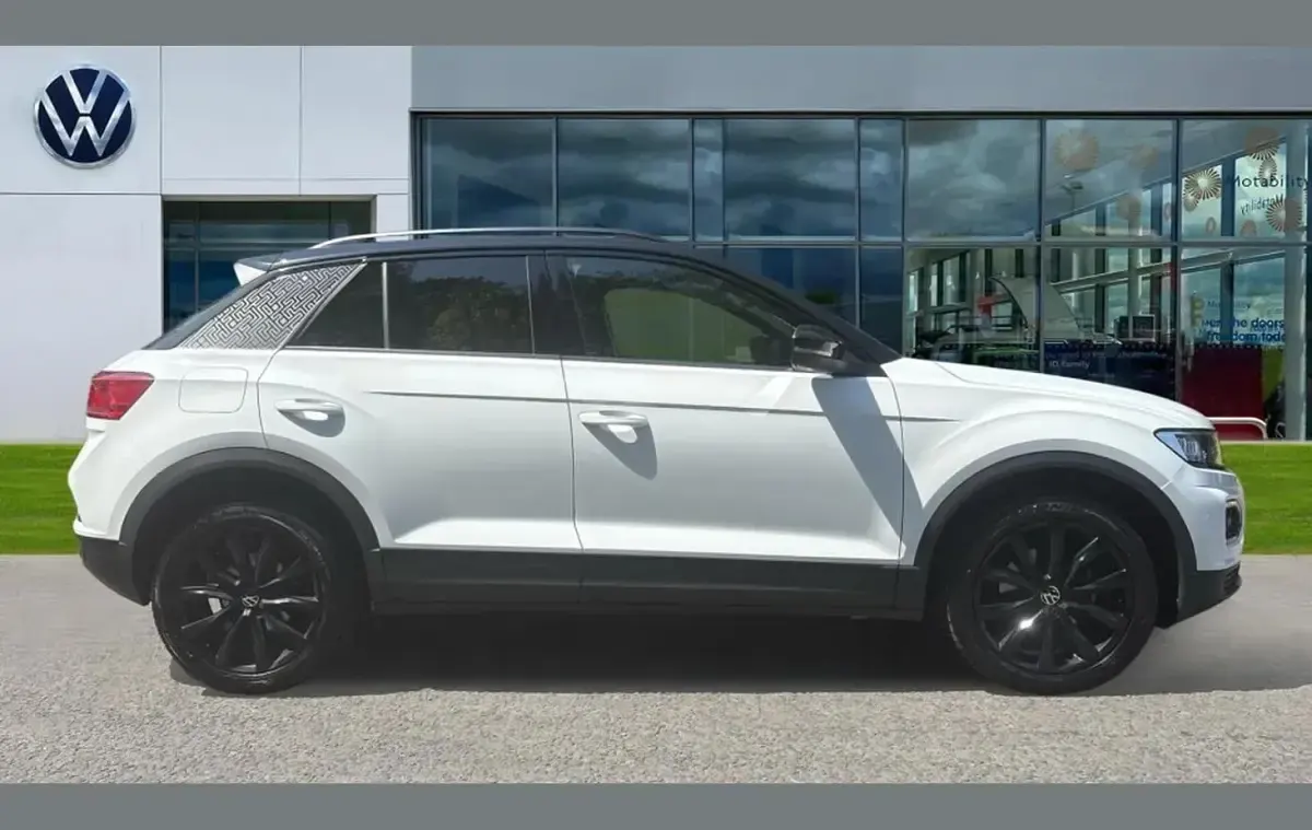 Used VW T-Roc Black Edition 150 HP (110 kW) 2021 White SUV