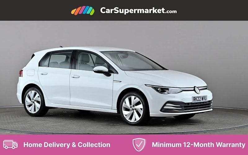 White Used 2022 VW Golf VIII Style Hatchback | £19,897 (Fair price) - Image 1/4