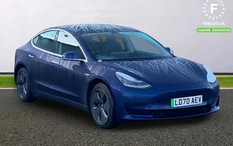 Blue Used 2020 Tesla Model 3 Standard Range Sedan | £17,699 (Fair price) - Image 1/3