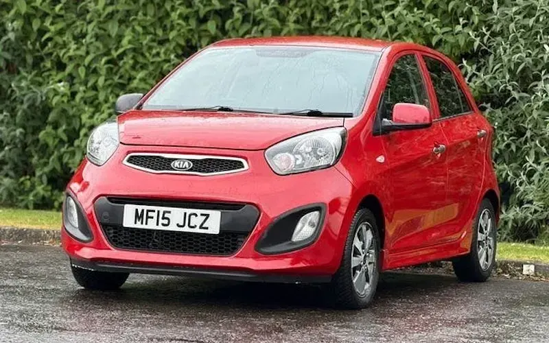 Used Kia Picanto 69 HP (50 kW) 2014 Red Hatchback