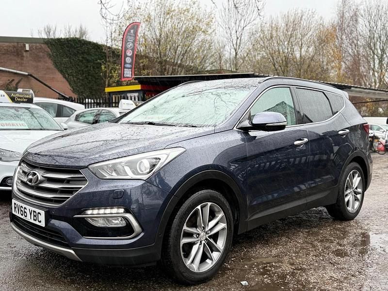 Used Hyundai Santa Fe Premium SE 2016 Blue SUV