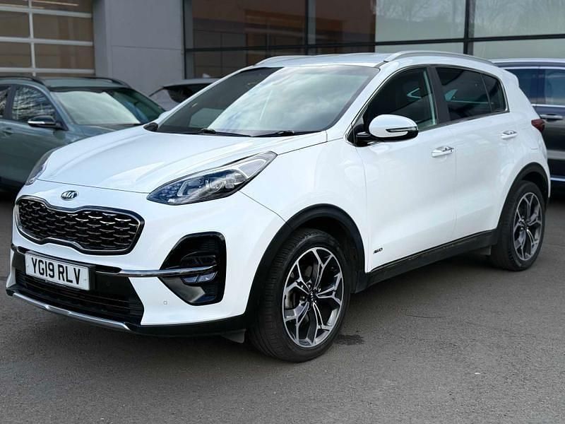Used Kia Sportage GT-Line 136 HP (100 kW) 2019 White SUV