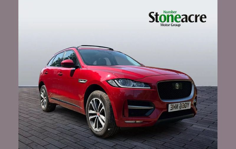 Red Used 2017 Jaguar F-Pace R-Sport SUV | £14,995 (Super price) - Image 1/4