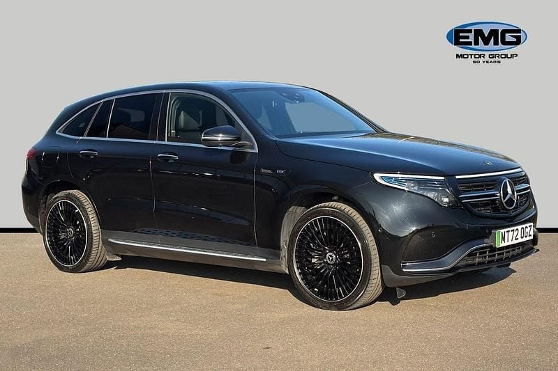 Black Used 2022 Mercedes EQC400 AMG Line Premium Plus SUV | £32,395 (A bit pricey) - Image 1/3
