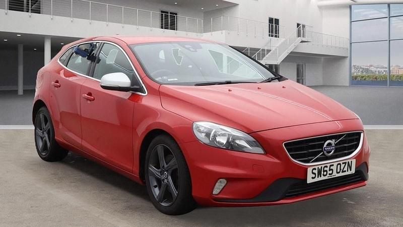Red Used 2016 Volvo V40 R-Design Hatchback | £7,795 (Good price) - Image 1/4