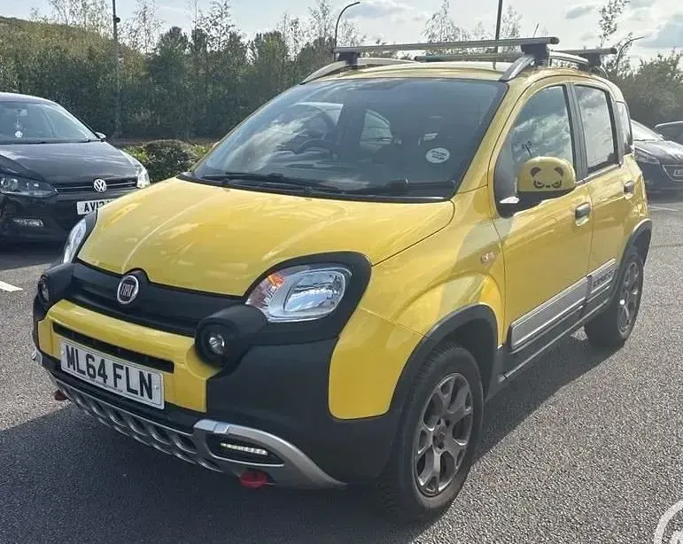 Used Fiat Panda Cross Cross 2014 Yellow Hatchback