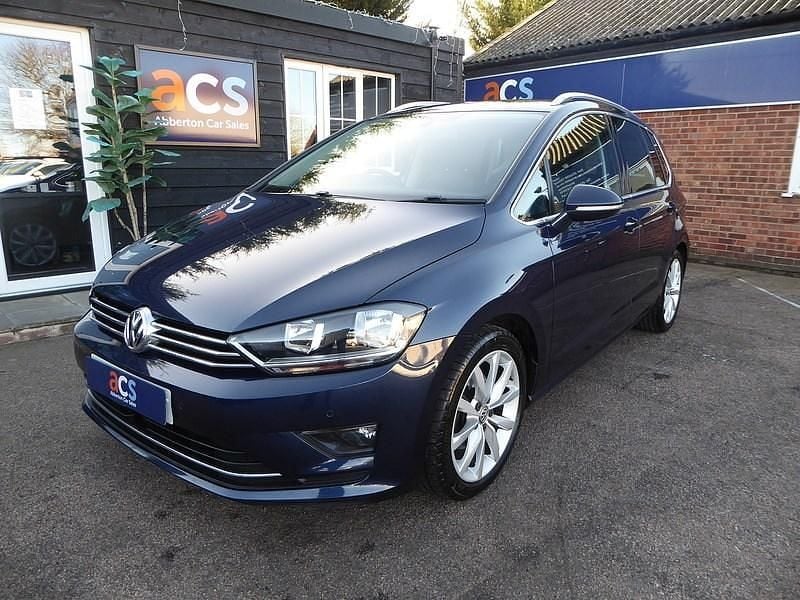 Blue Used 2015 VW Golf Sportsvan GT MPV | £8,995 (Fair price) - Image 1/3