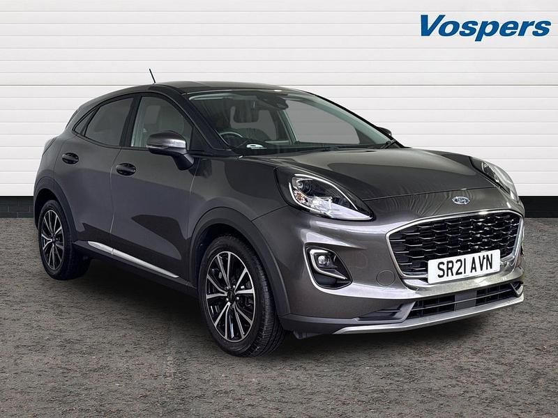 Grey Used 2021 Ford Puma Titanium Hatchback | £14,395 (Good price) - Image 1/3