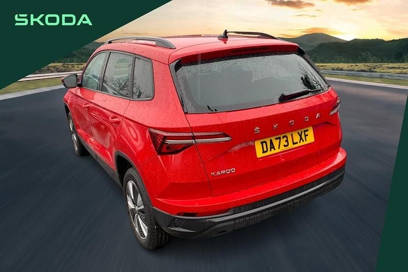 Used Skoda Karoq SE Drive 113 HP (83 kW) 2023 Red SUV