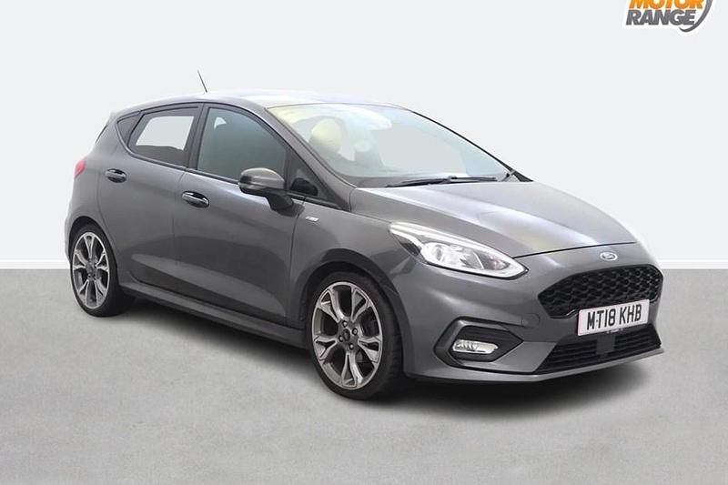 Used Ford Fiesta ST-Line 100 HP (73 kW) 2018 Grey Hatchback