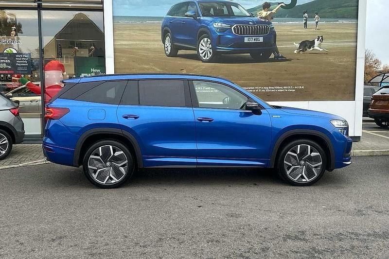 Used Skoda Kodiaq SportLine 147 HP (108 kW) 2025 Race blue metallic SUV