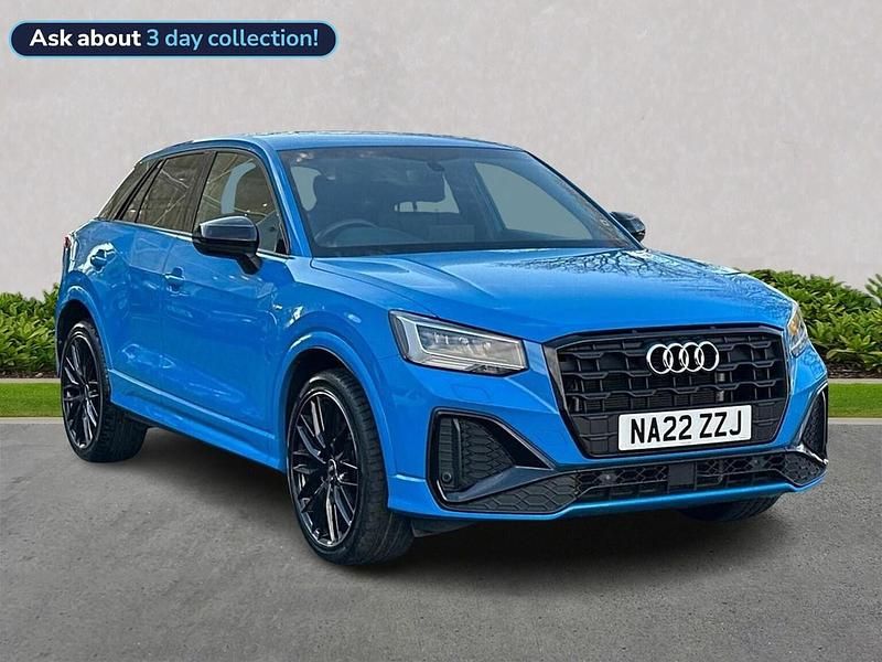 Blue Used 2022 Audi Q2 Black Edition SUV | £25,977 (Expensive) - Image 1/4