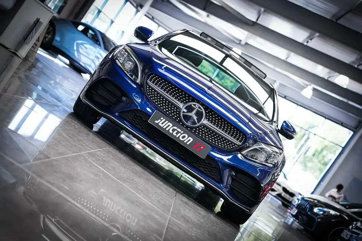 Used Mercedes C300 AMG Line Premium Plus 2019 Blue Sedan