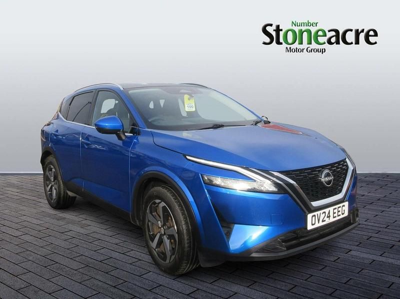 Blue Used 2024 Nissan Qashqai N-Connecta SUV | £18,995 (Fair price) - Image 1/4