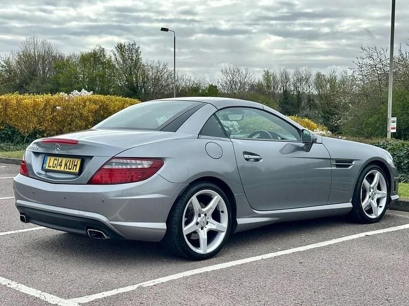 Used Mercedes SLK200 AMG 184 HP (135 kW) 2014 Silver Cabriolet