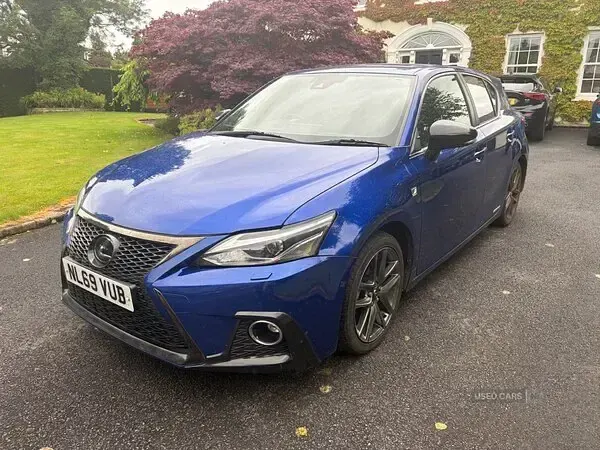 Used Lexus CT200h Sport Line 2019 Blue Hatchback
