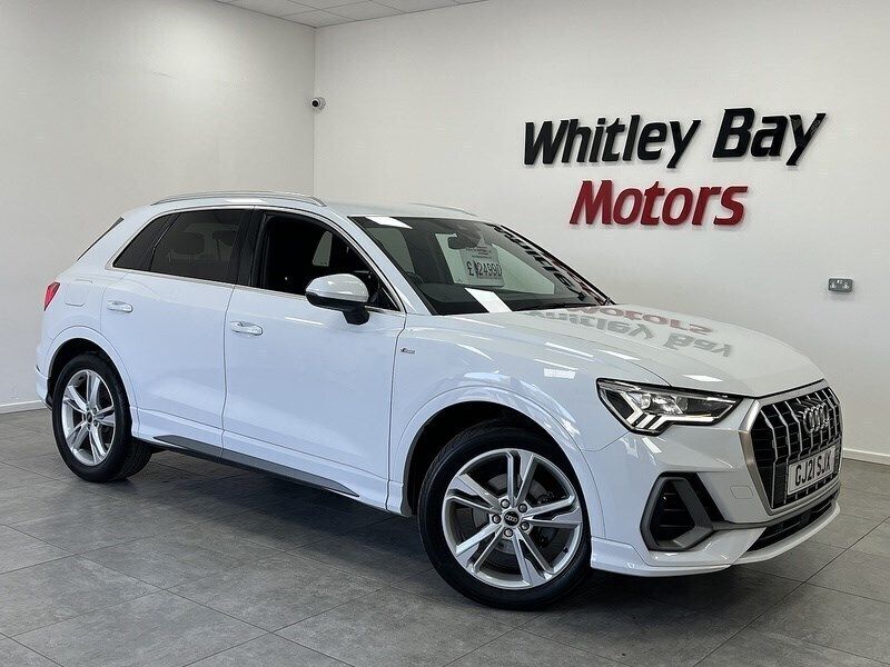 White Used 2021 Audi Q3 S-Line SUV | £21,990 (Super price) - Image 1/4