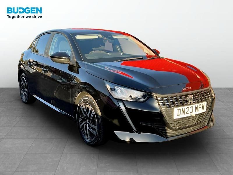 Black Used 2023 Peugeot 208 Active+ Hatchback | £11,889 (Fair price) - Image 1/4