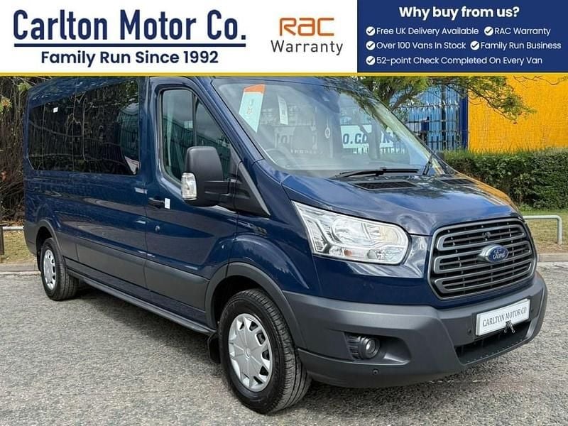 Blue Used 2018 Ford Transit Trend | £17,950 (Expensive) - Image 1/4