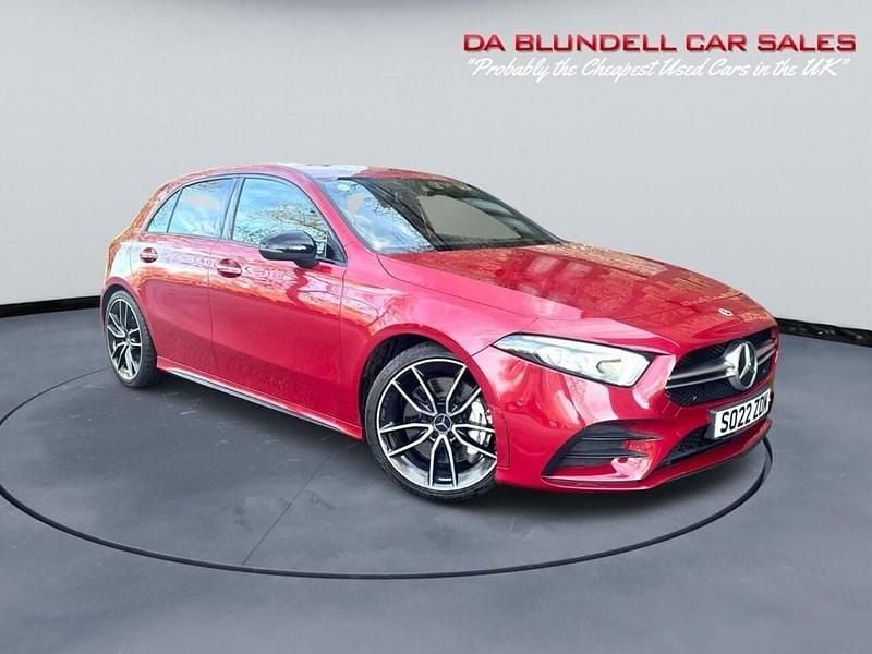 Used Mercedes A35 AMG Premium 2022 Red Hatchback