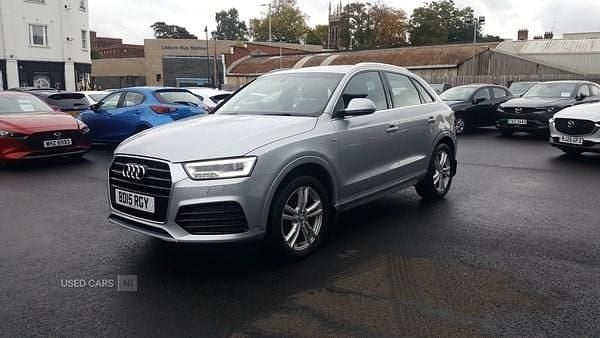 Used Audi Q3 S-Line 150 HP (110 kW) 2015 Silver SUV