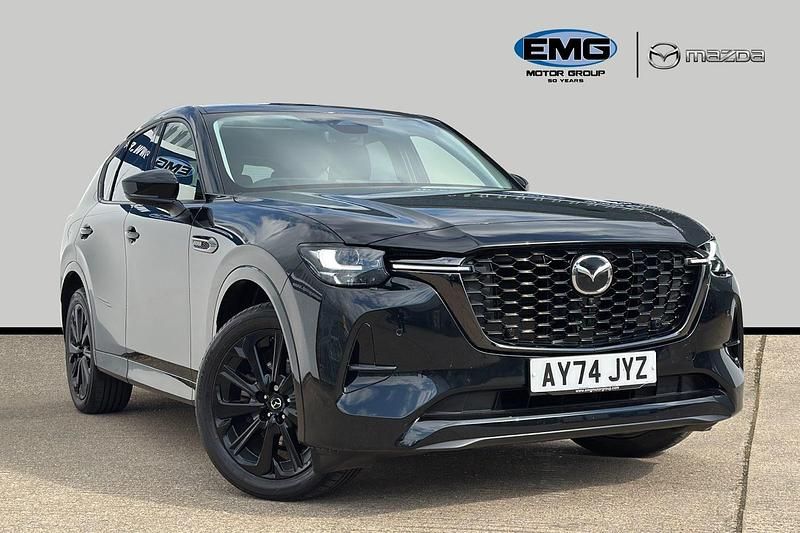 Jet black Used 2024 Mazda CX-60 Homura-Line SUV | £39,995 (Fair price) - Image 1/3
