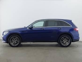 Used Mercedes GLC250 AMG Line Premium 211 HP (155 kW) 2018 Blue SUV