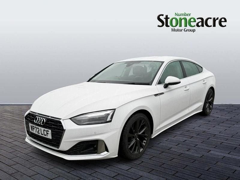 Used Audi A5 Sportback Sport 163 HP (119 kW) 2022 White Hatchback