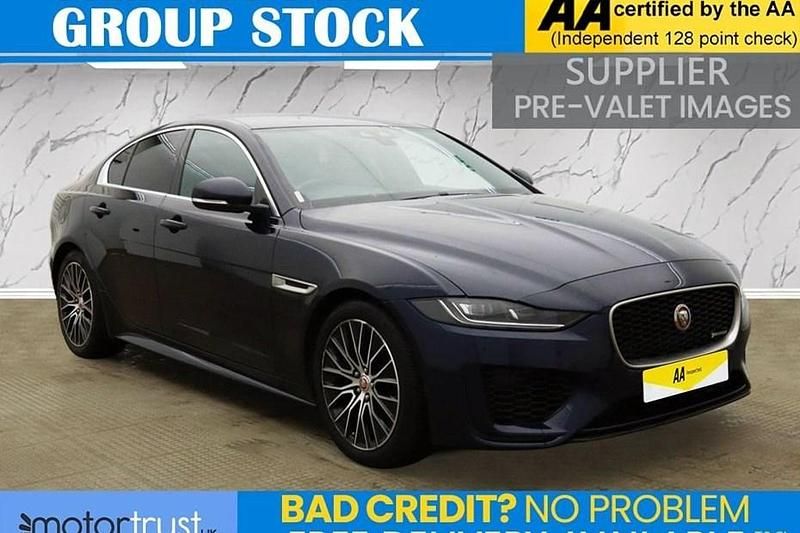 Used Jaguar XE R-Dynamic 300 HP (220 kW) 2019 Blue Sedan