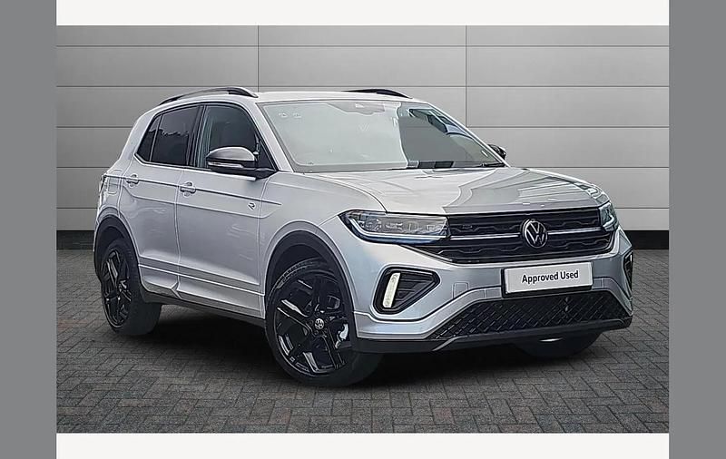 Reflex silver New 2025 VW T-Cross Black Edition SUV | £30,095 (Fair price) - Image 1/4