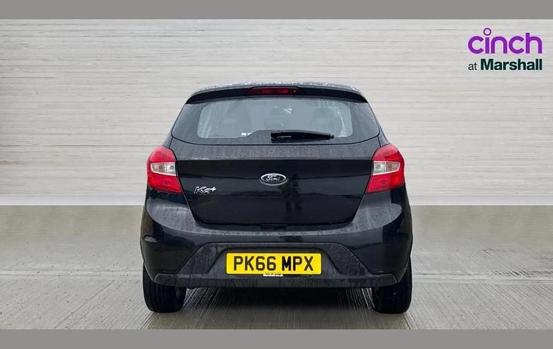 Used Ford Ka Plus Zetec 68 HP (50 kW) 2017 Black Hatchback