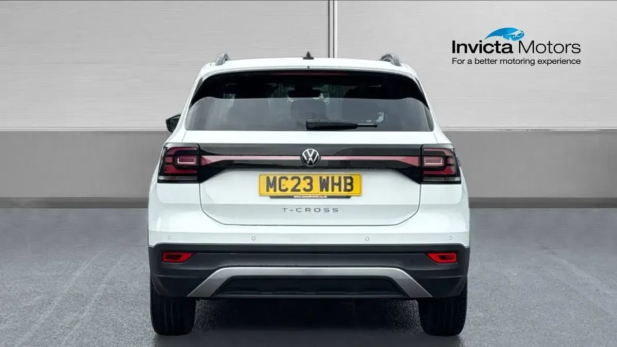 Used VW T-Cross Black Edition 95 HP (69 kW) 2023 White SUV
