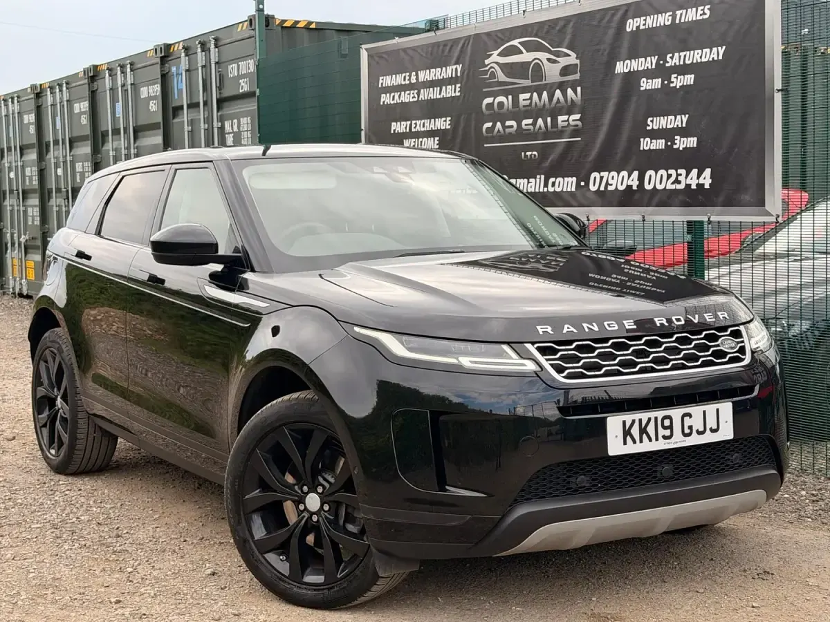Used Land Rover Range Rover evoque SE 2019 Black SUV