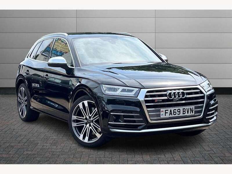 Mythos black Used 2019 Audi SQ5 S-Line SUV | £32,650 (Fair price) - Image 1/4