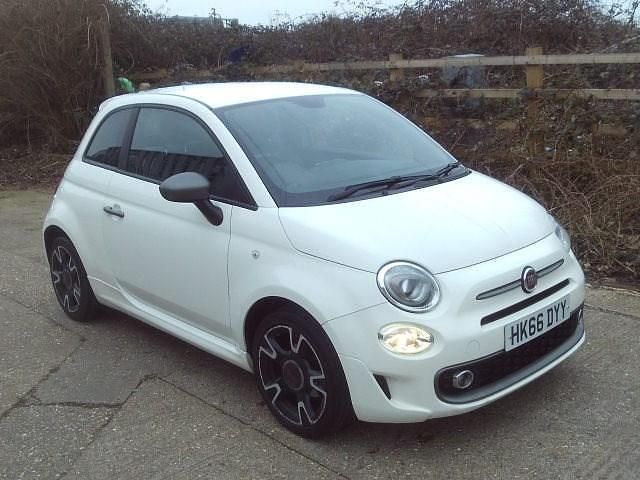 Used Fiat 500 S 69 HP (50 kW) 2017 White Hatchback