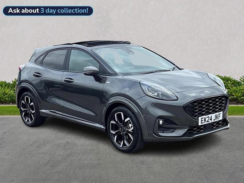 Grey Used 2024 Ford Puma ST-Line X SUV | £21,475 (Expensive) - Image 1/4
