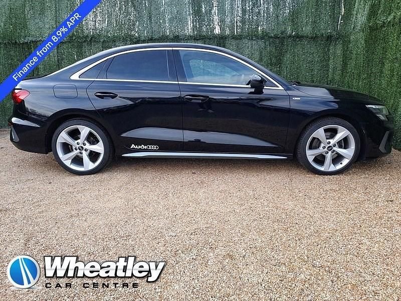 Used Audi A3 S-Line 2022 Black Sedan