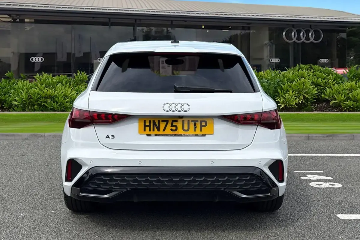 Used Audi A3 S-Line 116 HP (85 kW) 2025 White Hatchback