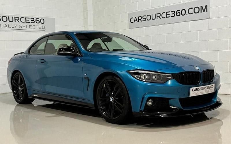 Used BMW 420 M Sport 184 HP (135 kW) 2019 Blue Cabriolet