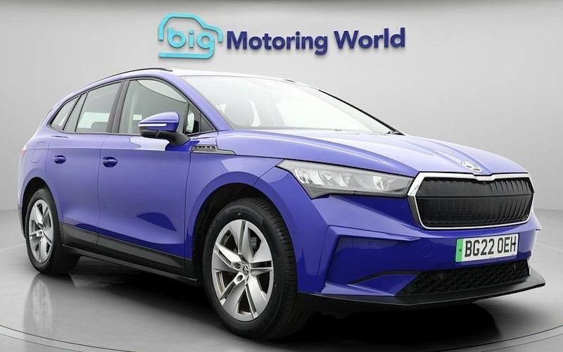 Blue Used 2022 Skoda Enyaq iV ecoSuite SUV | £16,700 (Fair price) - Image 1/4