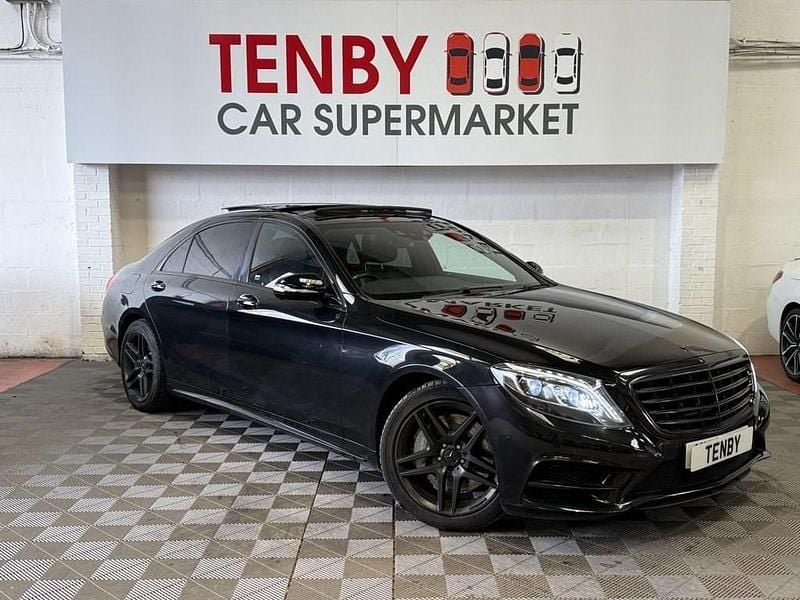 Used Mercedes S350 AMG line 2016 Black Sedan