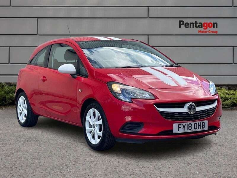 Red Used 2018 Vauxhall Corsa Hatchback | £6,403 (Fair price) - Image 1/4