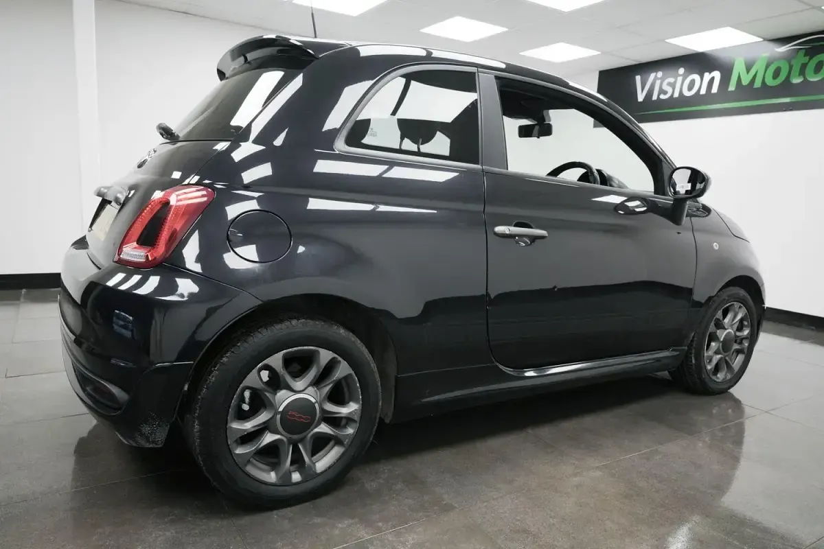 Used Fiat 500 S 69 HP (50 kW) 2018 Black Hatchback